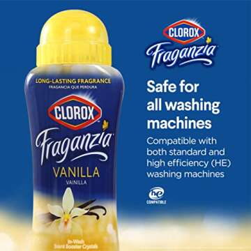 Clorox Fraganzia Vanilla Laundry Crystals 36oz Twin Pack
