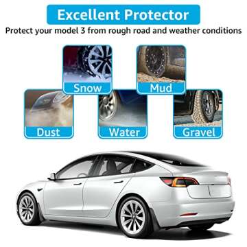 Motrobe Model 3 Mud Flaps - No Drilling Required Protection