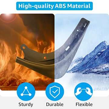 Motrobe Model 3 Mud Flaps - No Drilling Required Protection