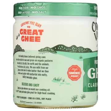 Organic Valley Organic Ghee Clarified Butter - 13 oz