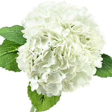 Lifelike FiveSeasonStuff Silk Hydrangea Flowers for Arrangements