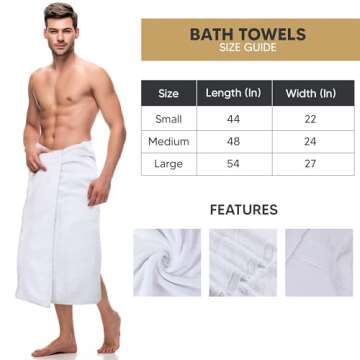 Utopia Towels 4 Pack Premium Bath Towels Set, 27 by 54 Inches, 100% Ring Spun Cotton 600GSM, Lightwe...