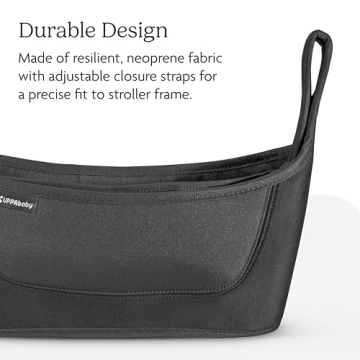 UPPAbaby Carry-All Parent Organizer Fits on Vista, Cruz, Minu, G-Series Strollers Secure Zippered Pocket + Beverage Compartments