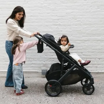 UPPAbaby Carry-All Parent Organizer Fits on Vista, Cruz, Minu, G-Series Strollers Secure Zippered Pocket + Beverage Compartments