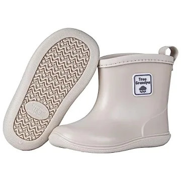 Tree Grandpa Toddler Rain Boots - Lightweight Waterproof Shoes