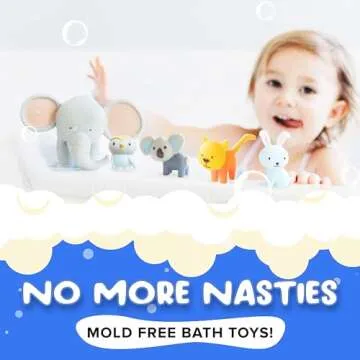SplashEZ Mold Free Bath Toys for Infants & Toddlers