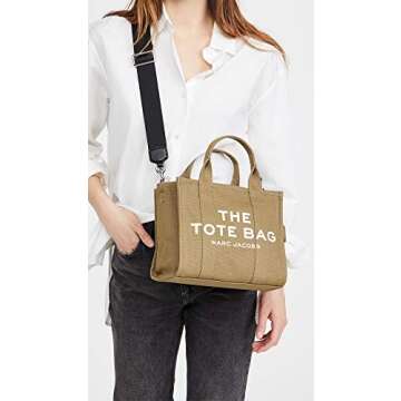 Marc Jacobs Women's The Canvas Small Tote Bag, Slate Green, One Size