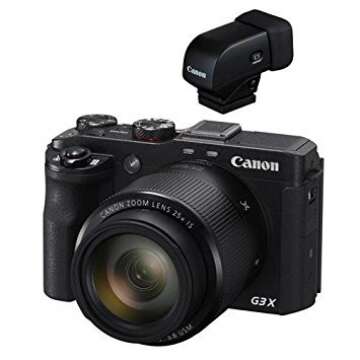 Canon PowerShot G3 X Digital Point & Shoot Camera with Electronic View Finder