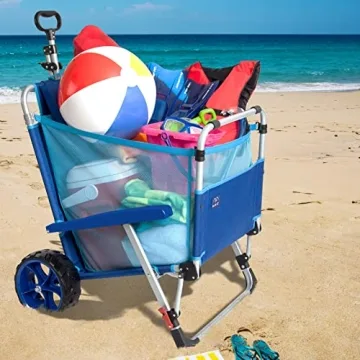 Mac Sports Beach Day Lounge Chair and Wagon – Perfect for Adventure