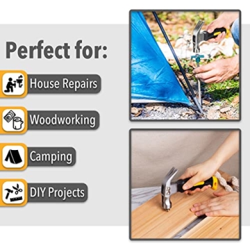 Mr. Pen 8oz Teal Hammer Lightweight Magnetic Ergonomic Grip