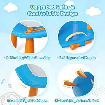 Kikidex Magnetic Drawing Board for Toddlers Engaging Education