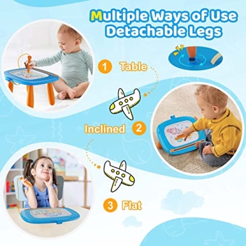 Kikidex Magnetic Drawing Board for Toddlers Engaging Education