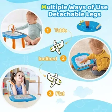 Kikidex Magnetic Drawing Board for Toddlers Engaging Education