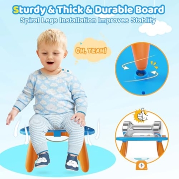 Kikidex Magnetic Drawing Board for Toddlers Engaging Education