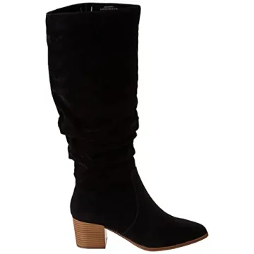 Amazon Essentials Women's Tall Block Heel Boots Comfort Style