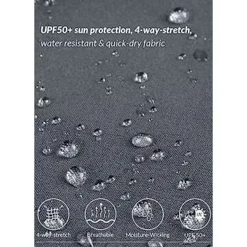 BALEAF Women's Hiking Pants Quick Dry Water Resistant Lightweight Joggers Pant for All Seasons Elastic Waist Deep Gray Size S