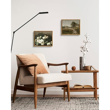 VIYYIEA Vintage Framed Wall Art for Serene Spaces