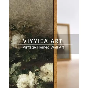 VIYYIEA Vintage Framed Wall Art for Serene Spaces