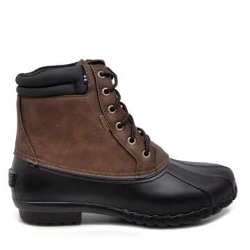 Nautica Men's Duck Boots - Waterproof & Insulated Winter Shoes
