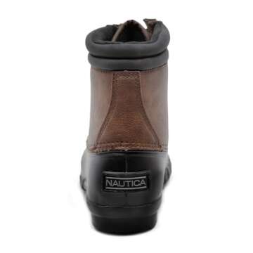 Nautica Men's Duck Boots - Waterproof & Insulated Winter Shoes