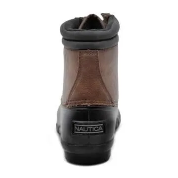Nautica Men's Duck Boots - Waterproof & Insulated Winter Shoes