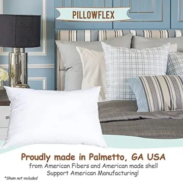 Pillowflex Synthetic Down Pillow Insert for Ultimate Comfort