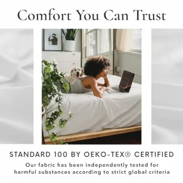 Bamboo Bay 6 Piece King Size Sheets Set - 100% Viscose Made from Bamboo Sheets King Size - Soft Cooling Sheets for Hot Sleepers - Breathable King Sheets Deep Pocket Fits Up to 16" Mattress - White