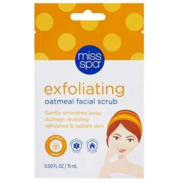 Revitalize Your Skin with Miss Spa Exfoliating Oatmeal Facial Scrub, 0.88oz