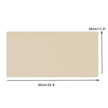KINGFOM Desk Pad Office Desktop Protecter, PU Leather Desk Mat Blotters Organizer with Comfortable W...