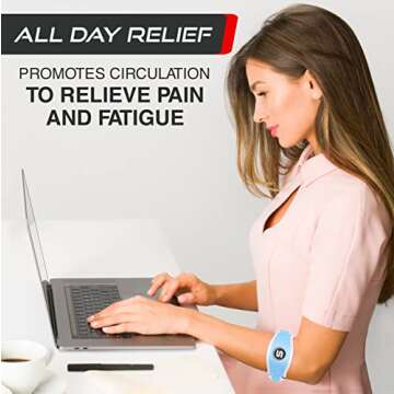 Comfortable Sleeve Stars Tennis Elbow Brace for Support