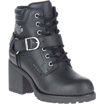 Harley-Davidson Women's Howell 5" Lace Leather Motorcycle Casual Boot - Stylish Comfort for Every Oc...