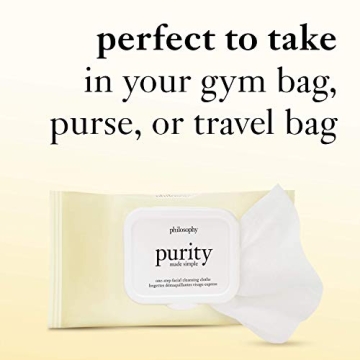 Philosophy Purity Cleansing Cloths for Easy Makeup Removal