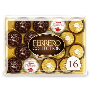 Ferrero Rocher 16 Count Premium Gourmet Assorted Chocolates Gift Box