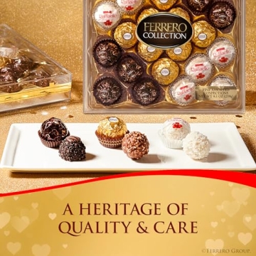 Ferrero Rocher Chocolate Gift Box 16 Count Hemore Quality Assortment