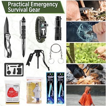 Survival First Aid Kit for Camping Adventures and More