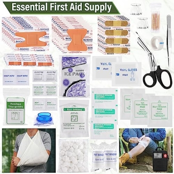 Survival First Aid Kit for Camping Adventures and More