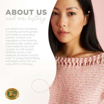 Lion Brand Yarn Hometown Bulky Knitting & Crocheting Yarn