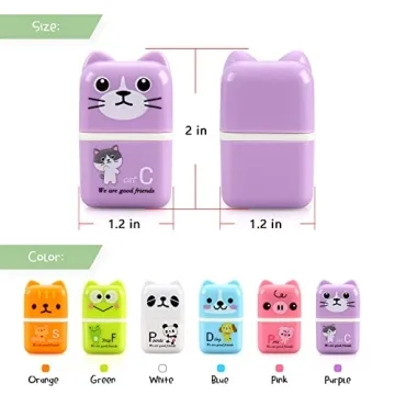 Tamaki Fun Erasers with Roller for Kids - 6 Pack