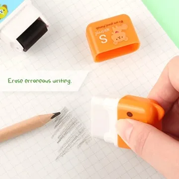 Tamaki Fun Erasers with Roller for Kids - 6 Pack