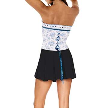 Women's Sexy Strapless Bandeau Top Casual Twist Tube Top Ruched Going Out Crop Tops Y2k Backless Shirt