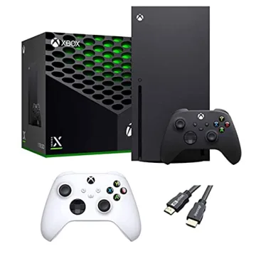 Xbox Series X Gaming Console Bundle - 1TB SSD, Two Wireless Controllers, HDMI Cable