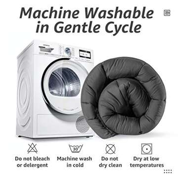 HYLEORY All Season Queen Comforter - Soft & Breathable