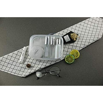 6 Pack Clear Travel Bags for Organization and Easy Packing