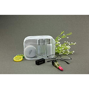 6 Pack Clear Travel Bags for Organization and Easy Packing