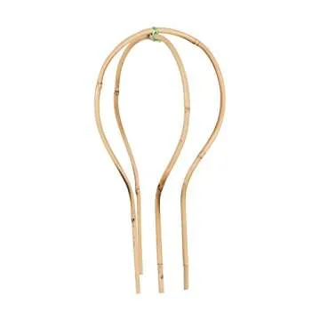 Handmade Bamboo Trellis for Potted Plants - 10 Pack
