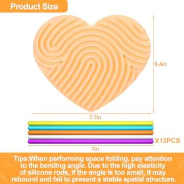 BUSOHA Sensory Activity Board Toy - Montessori Fidget Toy for Kids Calming,Stress,Autism and ADHD,Gi...