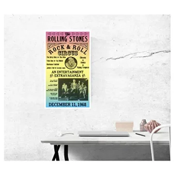 Rolling Stones Rock and Roll Circus Vintage Show Print Poster
