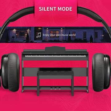 LAGRIMA LG-8813 Digital Piano with 88 Weighted Keys