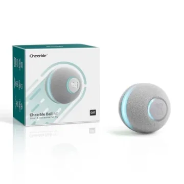 Cheerble Smart Interactive Cat Toy - Automatic Moving Bouncing Ball