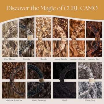 Authentic Mulberry Silk Skinny Hair Match Scrunchies for Women, Anti Breakage Hair Ties for Curly Th...